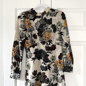 Zara Floral Midi Dress XS